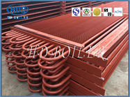 Red Color High Efficient Fin And Tube Heat Exchanger With Long Service Life
